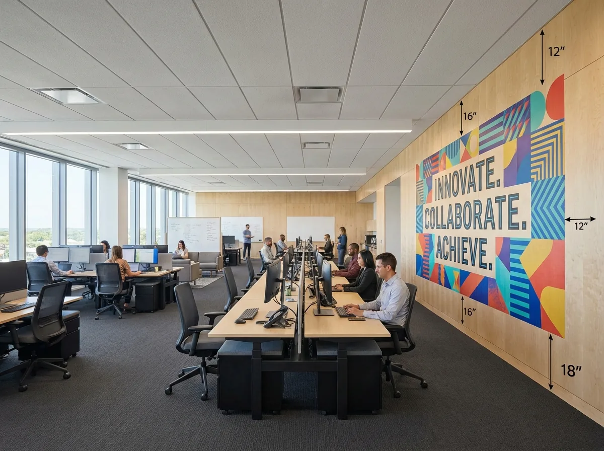 Offices wall print
